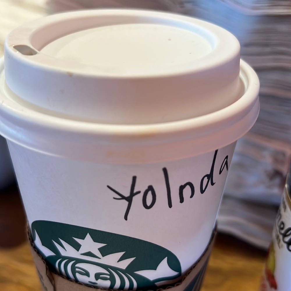 Small cup white